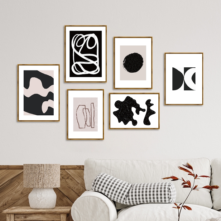 Intco Framing gallery wall is a popular way to display artwork and photos